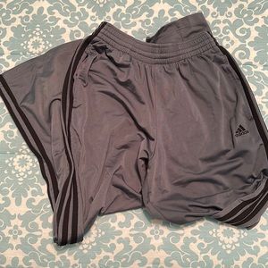 Gray adidas sweatpants